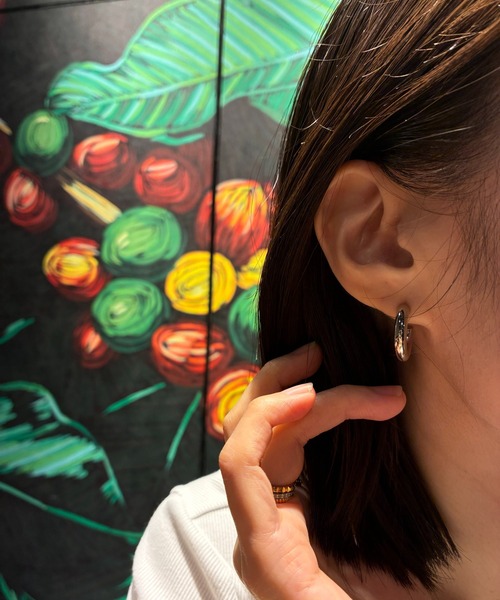 E&C closet…(イーアンドシークローゼット)の「2wayチェーンピアス(ピアス(両耳用)・レディース・シルバー/ゴールド・FREE)」の21枚目の写真