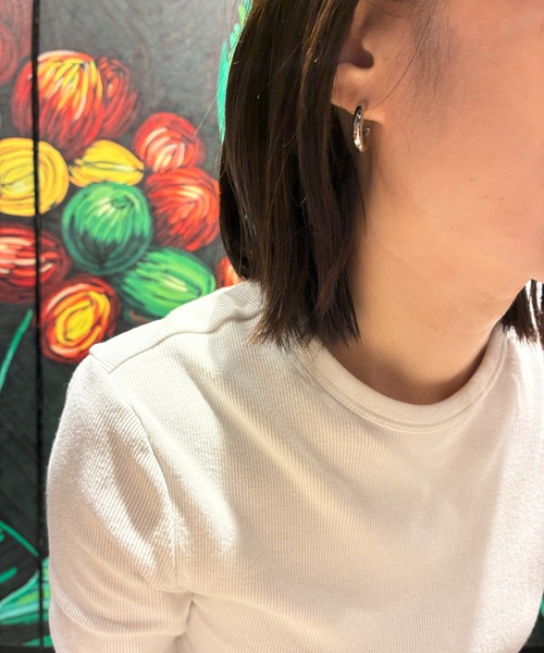 E&C closet…(イーアンドシークローゼット)の「2wayチェーンピアス(ピアス(両耳用)・レディース・シルバー/ゴールド・FREE)」の22枚目の写真