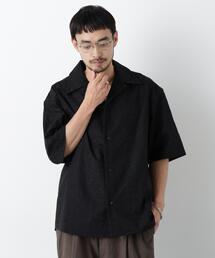 「OtoNANO」×masoret総柄刺繍シャツ(セットアップ可)