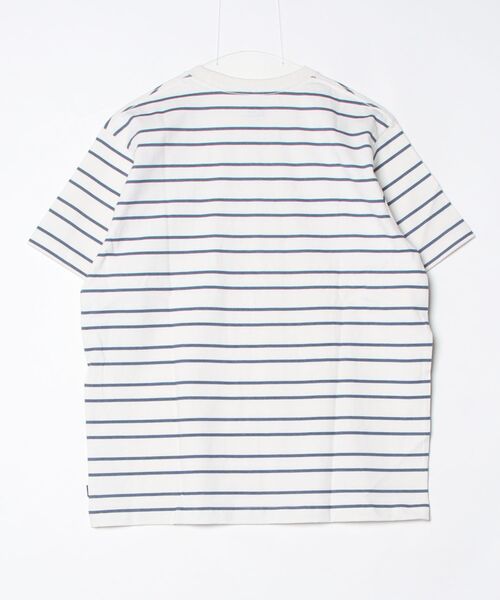 Quiksilver(クイックシルバー)の「クイックシルバー QUIKSILVER QS BORDER ST(Tシャツ/カットソー・メンズ・ホワイト/サックスブルー・M/L/LL/S)」の3枚目の写真
