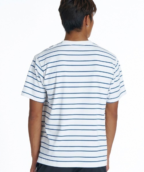 Quiksilver(クイックシルバー)の「クイックシルバー QUIKSILVER QS BORDER ST(Tシャツ/カットソー・メンズ・ホワイト/サックスブルー・M/L/LL/S)」の8枚目の写真