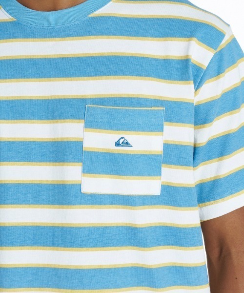 Quiksilver(クイックシルバー)の「クイックシルバー QUIKSILVER QS BORDER ST(Tシャツ/カットソー・メンズ・ホワイト/サックスブルー・M/L/LL/S)」の5枚目の写真