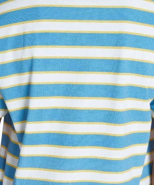 Quiksilver(クイックシルバー)の「クイックシルバー QUIKSILVER QS BORDER ST(Tシャツ/カットソー・メンズ・ホワイト/サックスブルー・M/L/LL/S)」の6枚目の写真