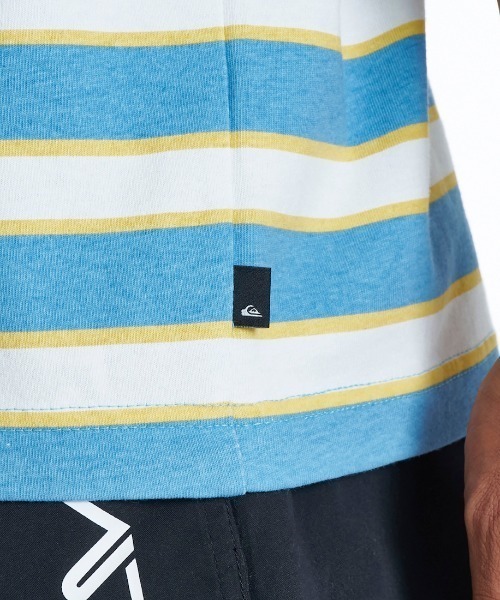 Quiksilver(クイックシルバー)の「クイックシルバー QUIKSILVER QS BORDER ST(Tシャツ/カットソー・メンズ・ホワイト/サックスブルー・M/L/LL/S)」の7枚目の写真