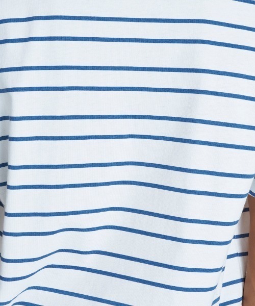 Quiksilver(クイックシルバー)の「クイックシルバー QUIKSILVER QS BORDER ST(Tシャツ/カットソー・メンズ・ホワイト/サックスブルー・M/L/LL/S)」の9枚目の写真