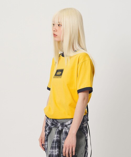 BEAUTY&YOUTH UNITED ARROWS(ビューティーアンドユースユナイテッドアローズ)の「【WEB限定】グラフィック リンガーTシャツ(Tシャツ/カットソー・レディース・ブラック/オフホワイト/イエロー・FREE)」の4枚目の写真