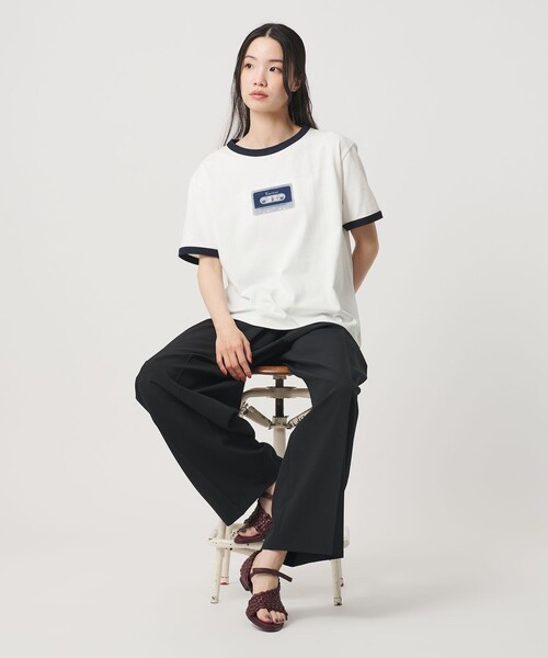 BEAUTY&YOUTH UNITED ARROWS(ビューティーアンドユースユナイテッドアローズ)の「【WEB限定】グラフィック リンガーTシャツ(Tシャツ/カットソー・レディース・ブラック/オフホワイト/イエロー・FREE)」の8枚目の写真