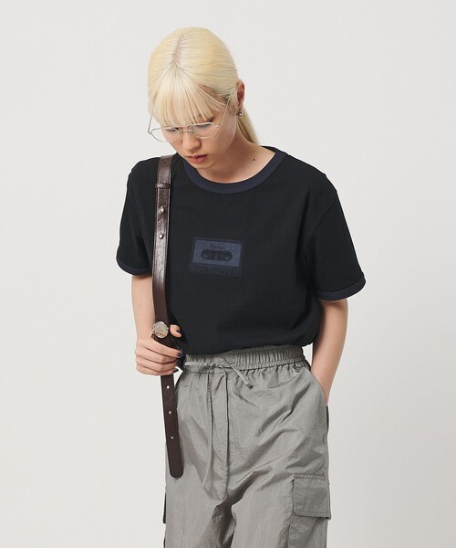 BEAUTY&YOUTH UNITED ARROWS(ビューティーアンドユースユナイテッドアローズ)の「【WEB限定】グラフィック リンガーTシャツ(Tシャツ/カットソー・レディース・ブラック/オフホワイト/イエロー・FREE)」の9枚目の写真