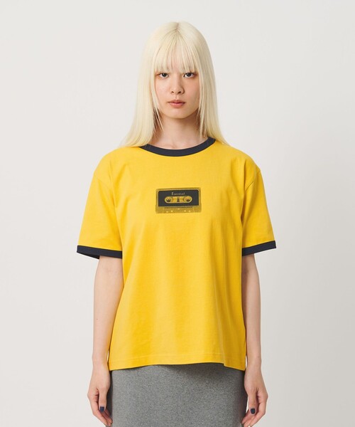 BEAUTY&YOUTH UNITED ARROWS(ビューティーアンドユースユナイテッドアローズ)の「【WEB限定】グラフィック リンガーTシャツ(Tシャツ/カットソー・レディース・ブラック/オフホワイト/イエロー・FREE)」の12枚目の写真