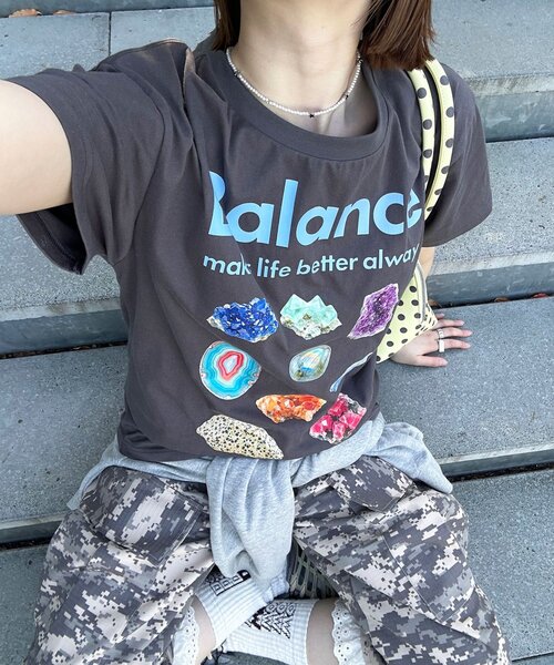 CIAOPANIC(チャオパニック)の「モチーフコレクションTee(Tシャツ/カットソー・レディース・ブルー系その他/グレー系その他2/グレー系その他3/ホワイト/ホワイト系その他/ホワイト系その他3/グレー系その他/ブルー系その他2/ブルー系その他3/グレー/ブルー/ホワイト系その他2・ONE SIZE)」の5枚目の写真