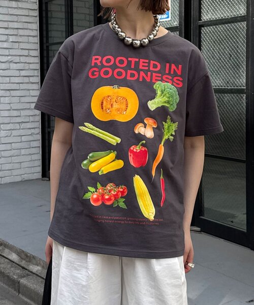 CIAOPANIC(チャオパニック)の「モチーフコレクションTee(Tシャツ/カットソー・レディース・ブルー系その他/グレー系その他2/グレー系その他3/ホワイト/ホワイト系その他/ホワイト系その他3/グレー系その他/ブルー系その他2/ブルー系その他3/グレー/ブルー/ホワイト系その他2・ONE SIZE)」の7枚目の写真
