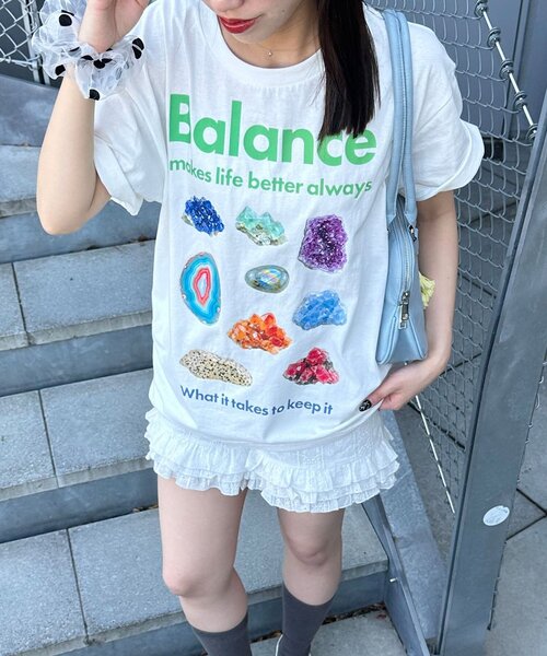 CIAOPANIC(チャオパニック)の「モチーフコレクションTee(Tシャツ/カットソー・レディース・ブルー系その他/グレー系その他2/グレー系その他3/ホワイト/ホワイト系その他/ホワイト系その他3/グレー系その他/ブルー系その他2/ブルー系その他3/グレー/ブルー/ホワイト系その他2・ONE SIZE)」の13枚目の写真