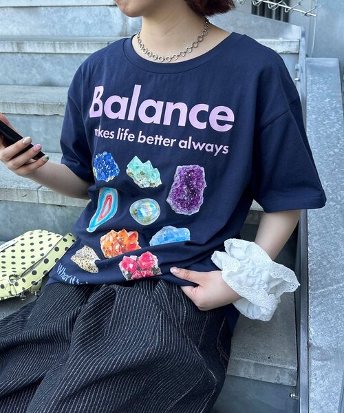 CIAOPANIC(チャオパニック)の「モチーフコレクションTee(Tシャツ/カットソー・レディース・ブルー系その他/グレー系その他2/グレー系その他3/ホワイト/ホワイト系その他/ホワイト系その他3/グレー系その他/ブルー系その他2/ブルー系その他3/グレー/ブルー/ホワイト系その他2・ONE SIZE)」の22枚目の写真