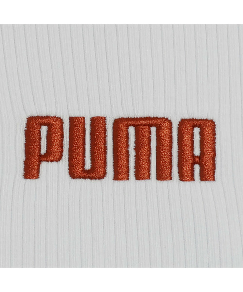 PUMA(プーマ)の「PUMA プーマ ウィメンズ PUMA x LILY BROWN スキッパー リブ 半袖 ポロシャツ(ポロシャツ・レディース・シルバー/オフホワイト・MEDIUM)」の4枚目の写真