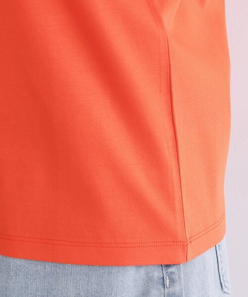 OPAQUE.CLIP(オペークドットクリップ)の「ベーシックTシャツ/オーガニックコットン混【洗濯機OK】(Tシャツ/カットソー・レディース・ホワイト/オレンジ/ブラウン系その他/ブラック・34/36/38/40/42)」の5枚目の写真