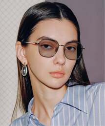 ADAM ET ROPE' | Zoff|ADAM ET ROPE' アダムエロペ ウェリントン型 サングラス|SUNCUTGlasses/UV100%CUT メタル カラーレンズ おしゃれ 紫外線対策 UVカット 男女兼用 メンズ レディース 男性用 女性用 ユニセックス(サングラス)