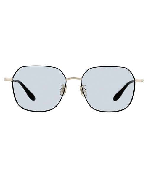ADAM ET ROPE'(アダムエロペ)の「Zoff|ADAM ET ROPE' アダムエロペ ウェリントン型 サングラス|SUNCUTGlasses/UV100%CUT メタル カラーレンズ おしゃれ 紫外線対策 UVカット 男女兼用 メンズ レディース 男性用 女性用 ユニセックス(サングラス・レディース・ゴールド/シルバー系/ブラック・FREE)」の2枚目の写真