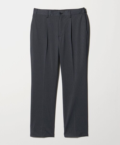 green label relaxing(グリーンレーベルリラクシング)の「A+ air PE/PU トリコット プリント スタンダード 1プリーツ スラックス -ストレッチ・接触冷感・通気性-(スラックス・メンズ・ネイビー/ダークブラウン・M/XL/L/S)」の11枚目の写真