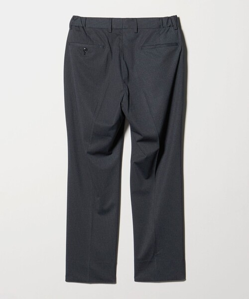 green label relaxing(グリーンレーベルリラクシング)の「A+ air PE/PU トリコット プリント スタンダード 1プリーツ スラックス -ストレッチ・接触冷感・通気性-(スラックス・メンズ・ネイビー/ダークブラウン・M/XL/L/S)」の12枚目の写真