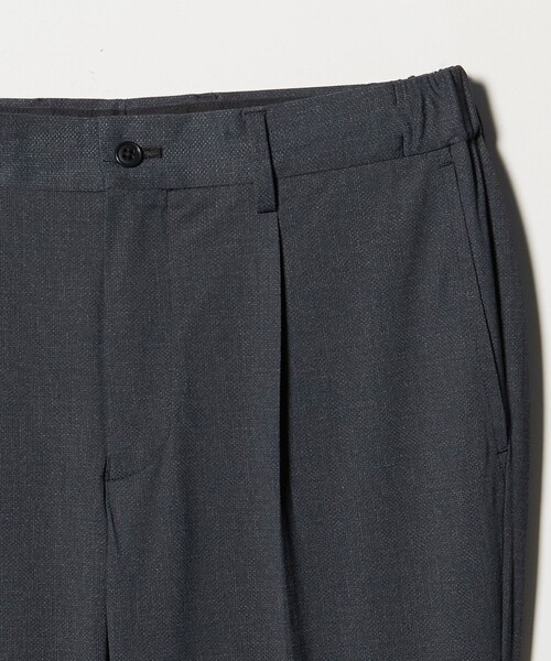 green label relaxing(グリーンレーベルリラクシング)の「A+ air PE/PU トリコット プリント スタンダード 1プリーツ スラックス -ストレッチ・接触冷感・通気性-(スラックス・メンズ・ネイビー/ダークブラウン・M/XL/L/S)」の13枚目の写真
