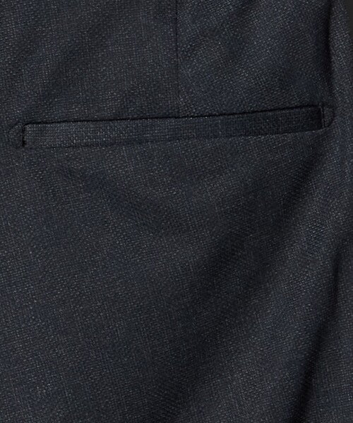 green label relaxing(グリーンレーベルリラクシング)の「A+ air PE/PU トリコット プリント スタンダード 1プリーツ スラックス -ストレッチ・接触冷感・通気性-(スラックス・メンズ・ネイビー/ダークブラウン・M/XL/L/S)」の16枚目の写真