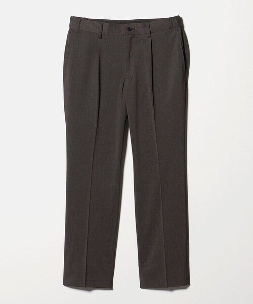 green label relaxing(グリーンレーベルリラクシング)の「A+ air PE/PU トリコット プリント スタンダード 1プリーツ スラックス -ストレッチ・接触冷感・通気性-(スラックス・メンズ・ネイビー/ダークブラウン・M/XL/L/S)」の21枚目の写真