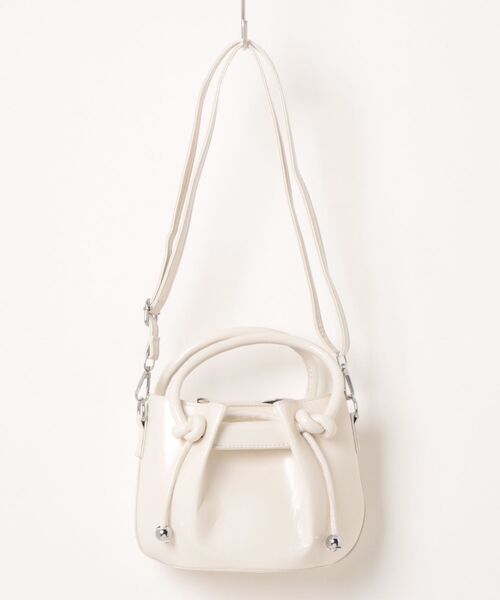 ammy.(エイミードット)の「【 ammy. / エイミードット 】 ノットハンドル ミニ ショルダーバッグ(ショルダーバッグ・レディース・シルバー/ブラック/ライトブルー/ライトピンク/ホワイト・FREE)」の20枚目の写真