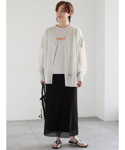 Te chichi（テチチ）の「レースプリーツナロースカート《2026 SUMMER LOOK item》（スカート・レディース・ブラック/ブルー/オフホワイト・F）」の11枚目の写真