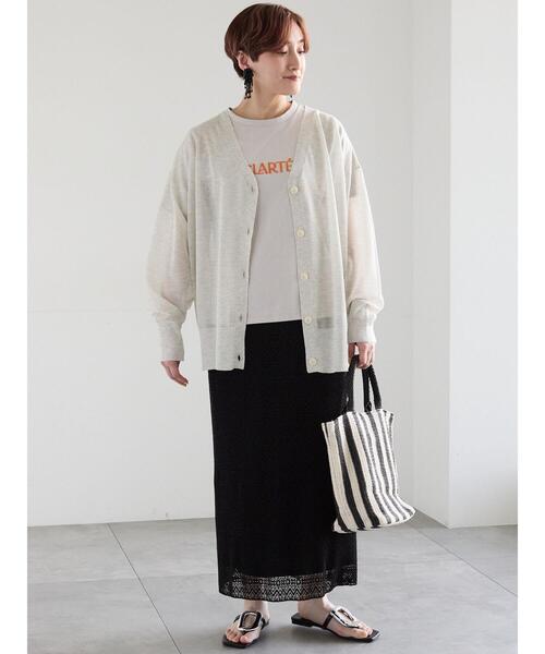 Te chichi（テチチ）の「レースプリーツナロースカート《2026 SUMMER LOOK item》（スカート・レディース・ブラック/ブルー/オフホワイト・F）」の12枚目の写真