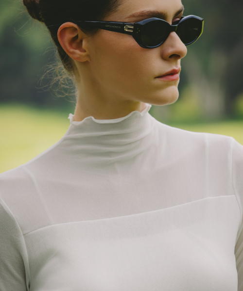 OBER GOLF(オーベルゴルフ)の「ソフトメッシュロングスリーブベーストップ(ホワイト)(Tシャツ/カットソー・レディース・ホワイト・FREE)」の3枚目の写真