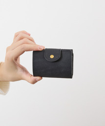 com-ono（コムォノ）の「com-ono コモノ / PUEBLO LEATHER COMPACT WALLET プエブロレザーを使用した三つ折り財布 お札を折らずに収納できるミニウォレット / TINY-002pb（財布）」