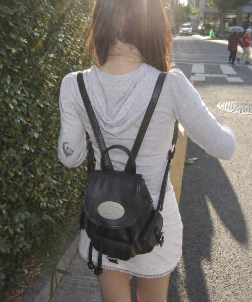 LOTSYOU（ロッツユー）の「[Leather] Nostalgia Non Twinkle Backpack BLACK（バックパック/リュック・レディース・その他・OS）」の5枚目の写真