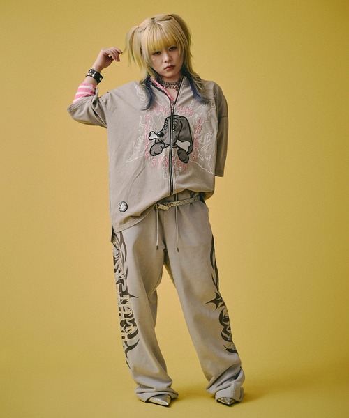 GALFY(ガルフィー)の「GALFY-ハーフ&ハーフTee(Tシャツ/カットソー・メンズ・グレー/ブラック・XL/L)」の8枚目の写真