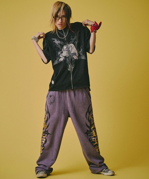 GALFY(ガルフィー)の「GALFY-ハーフ&ハーフTee(Tシャツ/カットソー・メンズ・グレー/ブラック・XL/L)」の11枚目の写真