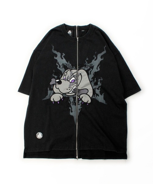 GALFY(ガルフィー)の「GALFY-ハーフ&ハーフTee(Tシャツ/カットソー・メンズ・グレー/ブラック・XL/L)」の17枚目の写真