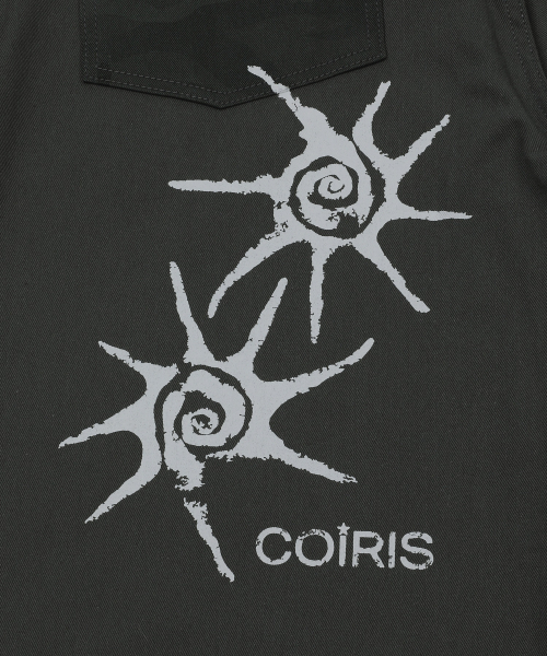 COIRIS(コイリス)の「リセンカモ配色ロールアップカモコットンパンツ(その他パンツ・レディース・チャコールグレー・FREE)」の8枚目の写真