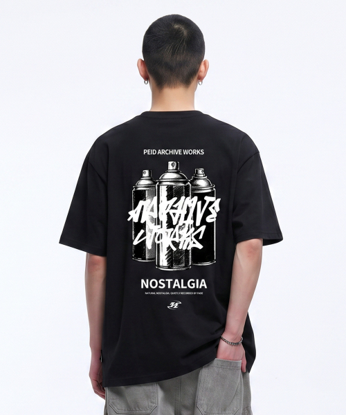 PEID(ペイド)の「PDスプレー半袖Tシャツブラック(Tシャツ/カットソー・レディース・ブラック・1/2/3/6/4/5)」の4枚目の写真