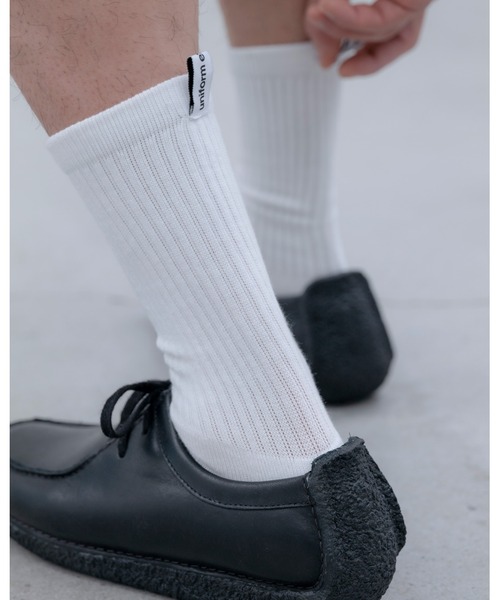 uniform experiment(ユニフォームエクスペリメント)の「3-PACK SOCKS(ソックス/靴下・メンズ・ホワイト・FREE)」の2枚目の写真