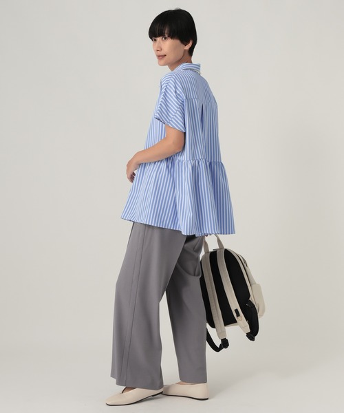 Elura(エルーラ)の「汗ジミ軽減スキッパーシャツ≪汗ジミ軽減&UVケア≫/912407(シャツ/ブラウス・レディース・オフホワイト/ネイビー/チャコールグレー/ブルー・FREE)」の21枚目の写真