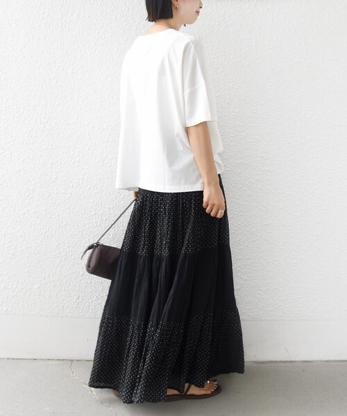 +81BRANCA(ハチイチブランカ)の「【SHIPS別注】81BRANCA: 5分袖 ロゴ・フォト TEE(Tシャツ/カットソー・レディース・ライトホワイト/ダークグレー/ホワイト・ONE SIZE)」の22枚目の写真