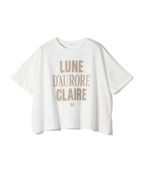 +81BRANCA(ハチイチブランカ)の「【SHIPS別注】81BRANCA: 5分袖 ロゴ・フォト TEE(Tシャツ/カットソー・レディース・ライトホワイト/ダークグレー/ホワイト・ONE SIZE)」の11枚目の写真