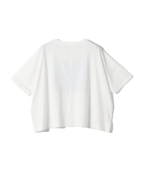 +81BRANCA(ハチイチブランカ)の「【SHIPS別注】81BRANCA: 5分袖 ロゴ・フォト TEE(Tシャツ/カットソー・レディース・ライトホワイト/ダークグレー/ホワイト・ONE SIZE)」の12枚目の写真