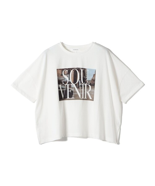 +81BRANCA(ハチイチブランカ)の「【SHIPS別注】81BRANCA: 5分袖 ロゴ・フォト TEE(Tシャツ/カットソー・レディース・ライトホワイト/ダークグレー/ホワイト・ONE SIZE)」の17枚目の写真