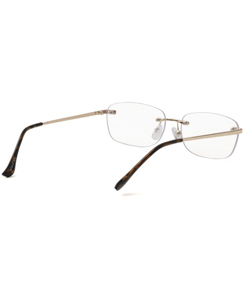 atmos pink(アトモスピンク)の「atmos pink Square Clear Glasses / アトモスピンク スクエア クリア グラス(サングラス・レディース・ゴールド・FREE)」の4枚目の写真