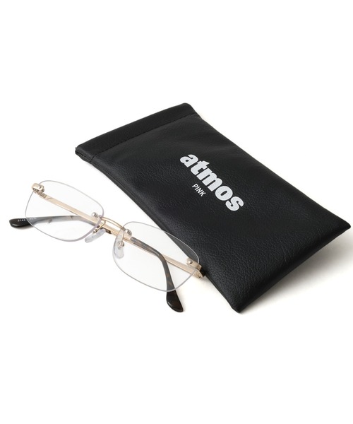 atmos pink(アトモスピンク)の「atmos pink Square Clear Glasses / アトモスピンク スクエア クリア グラス(サングラス・レディース・ゴールド・FREE)」の5枚目の写真