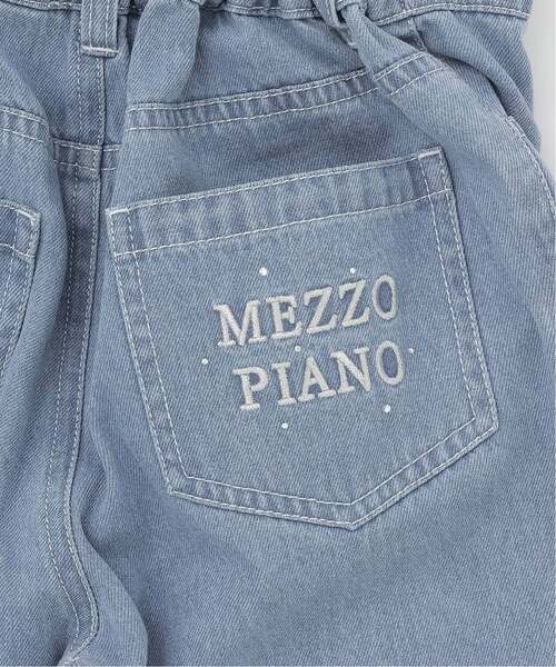mezzo piano(メゾピアノ)の「蓄光チャームつき キラキラデニム ワイドパンツ【接触冷感】(デニムパンツ・キッズ・サックスブルー・130cm/120cm/110cm/140cm)」の19枚目の写真