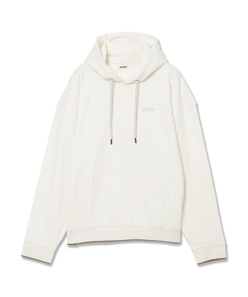 Guess(ゲス)の「FRANC Hoodie パーカー フーディー(パーカー・メンズ・ホワイト系その他/ブラウン系その他・SMALL/MEDIUM/LARGE/X-LARGE)」の1枚目の写真