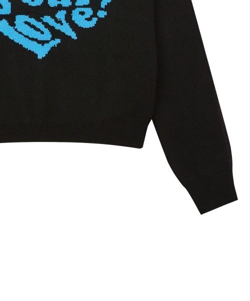 LUVISTRUE(ラヴイズトゥルー)の「MV LOVE KNIT(BLUE)(ニット/セーター・レディース・その他・FREE)」の5枚目の写真