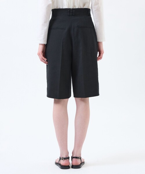 MACKINTOSH PHILOSOPHY(マッキントッシュ フィロソフィー)の「【WEB&一部店舗限定】フレックスリネンハーフパンツ(その他パンツ・レディース・ブラック・38/36)」の5枚目の写真