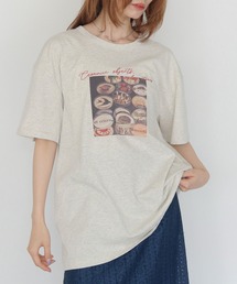CLEIO（クレイオ）の「【CLEIO】フォトプリント オーバーサイズTシャツ PHOTO PRINT OVERSIZE TEE（Tシャツ/カットソー）」